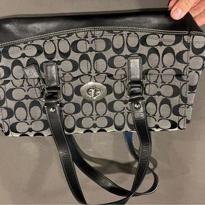Black coach bag